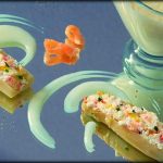 Esparragos rellenos de salmón ahumado