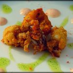 txipirones acompañados con salsa de pimentón de La Vera