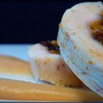 Pollo relleno con puré de hinojo