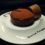 tarta de chocolate blanco y naranja