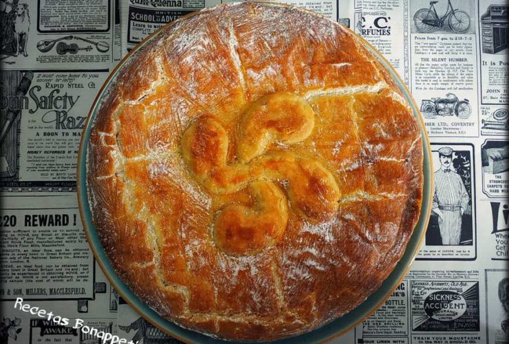 Receta de pastel vasco